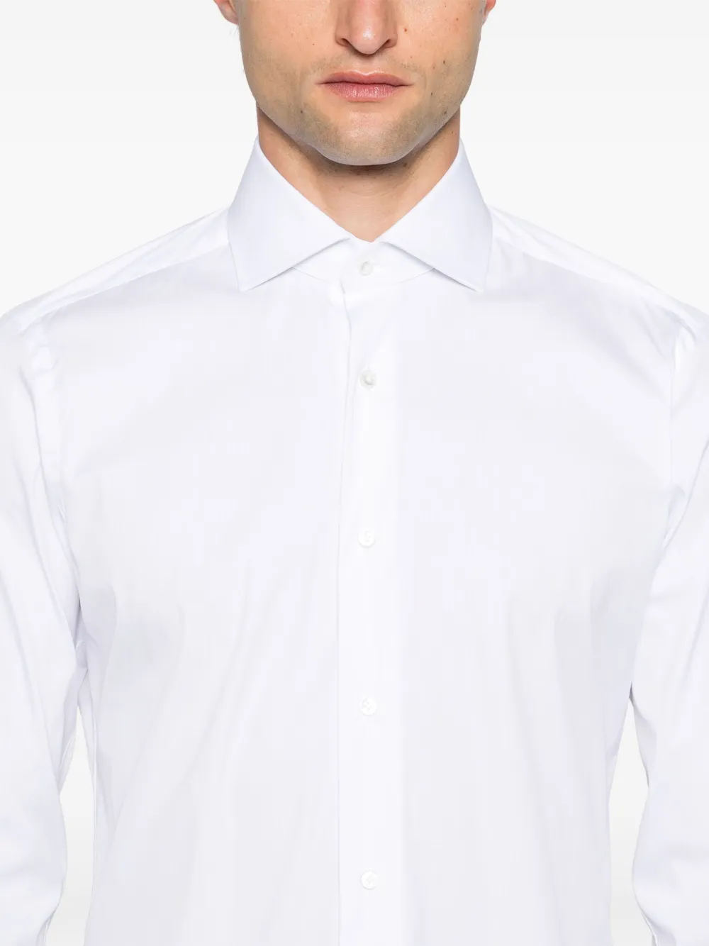 Barba Katoenen overhemd Wit