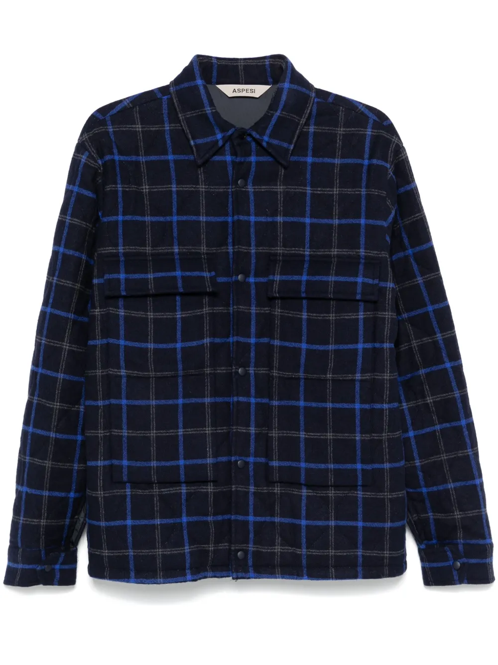 ASPESI Camisa xadrez | Azul | Image 1