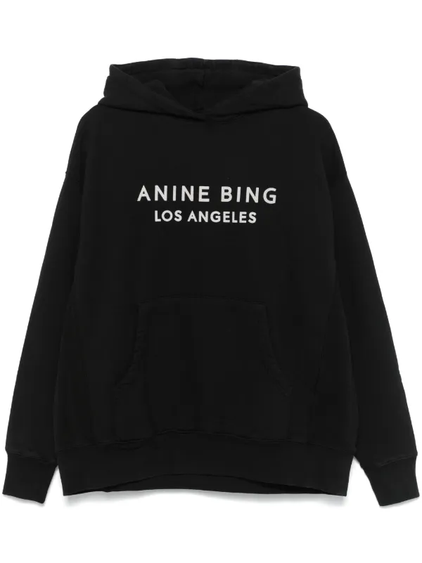 ANINE BING Alto Hoodie Svart FARFETCH SE