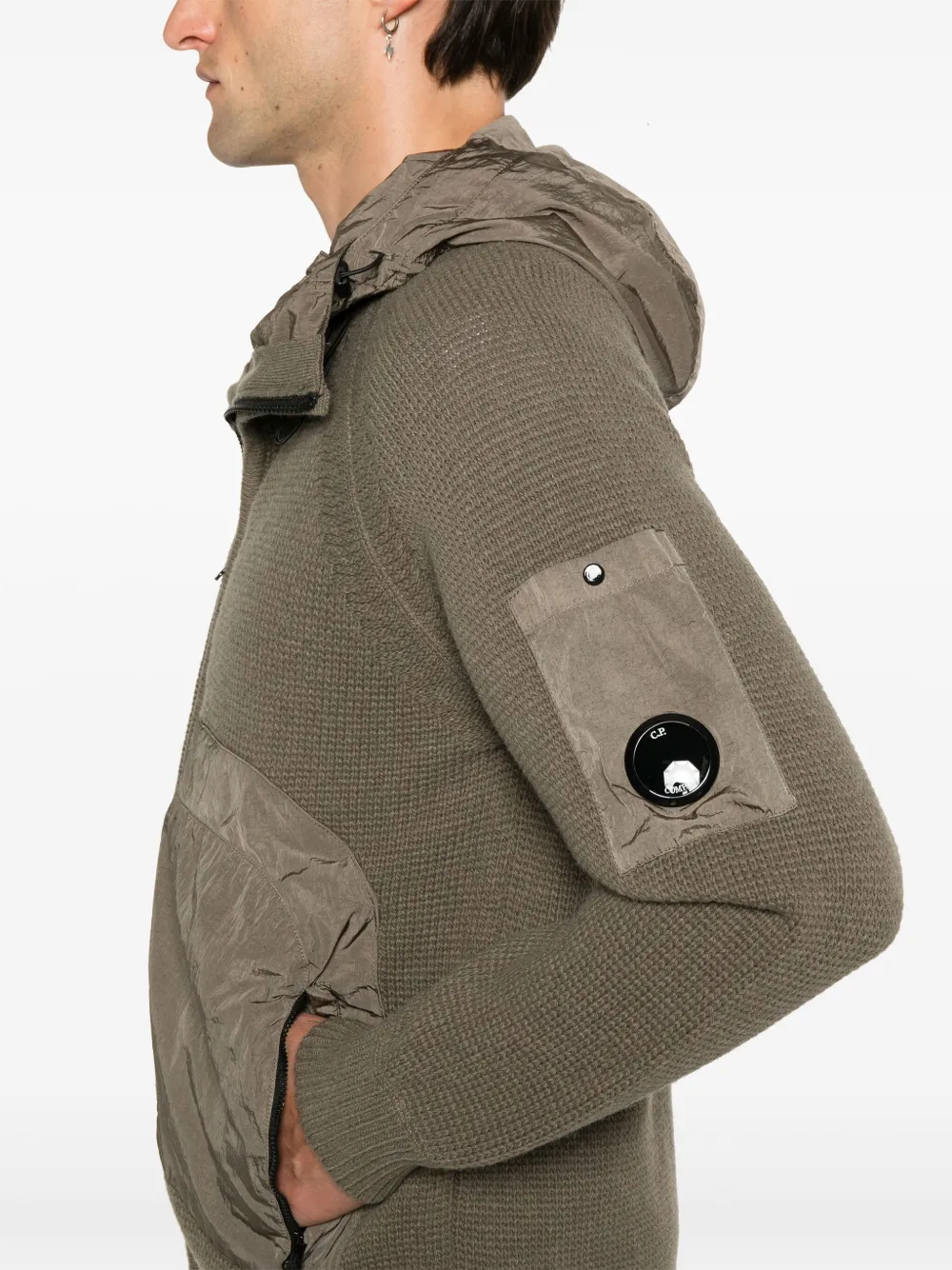 C.P. Company Lens detail Hooded Jacket Green FARFETCH