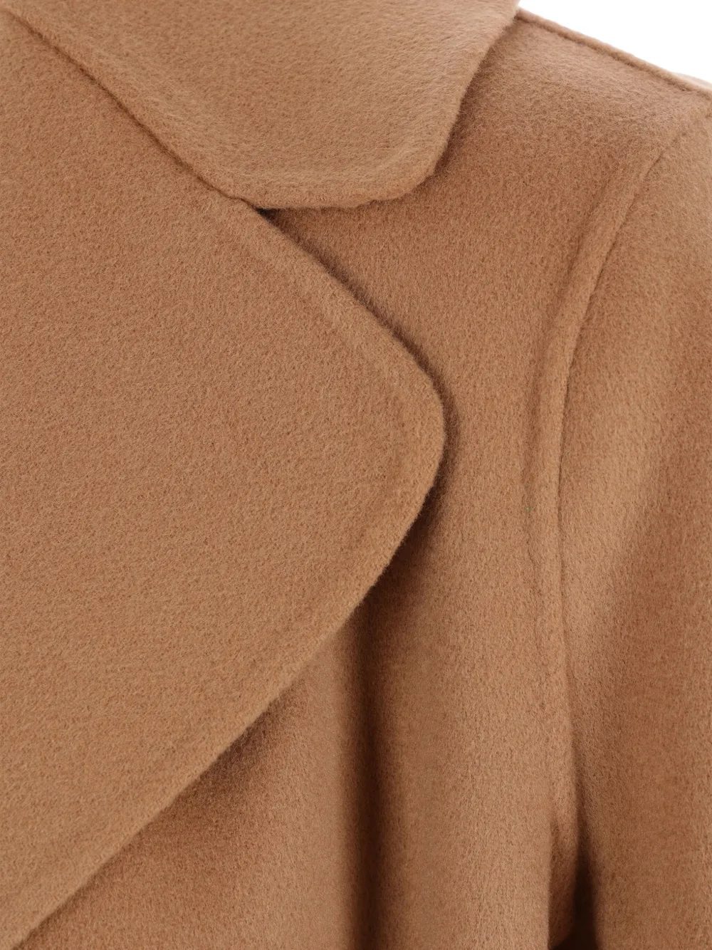 'S Max Mara Poldo wollen jas Bruin