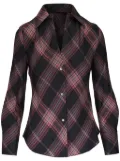 Vince plaid-check shirt - Pink