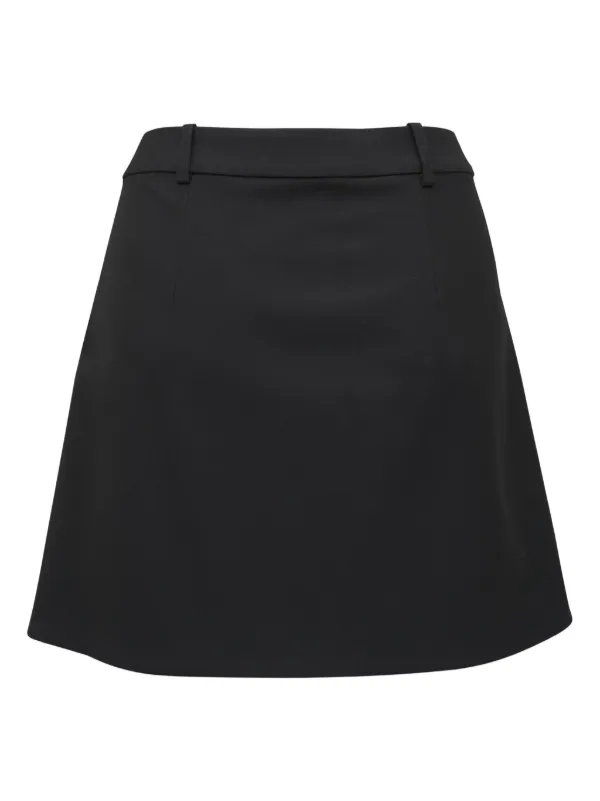 ミニスカート Alexander Mcqueen Black Wool Mini Skirt Alexander McQueen Pleated Wool Mini Skirt | Black | FARFETCH