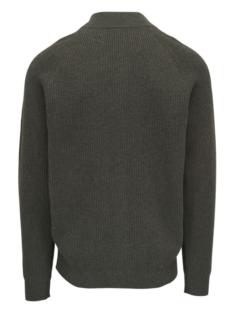 Shop Peter Millar Zipped Cardigan In Grey