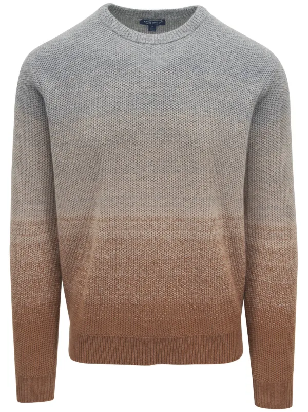 Peter Millar Ombre Cashmere Jumper Brown FARFETCH AO