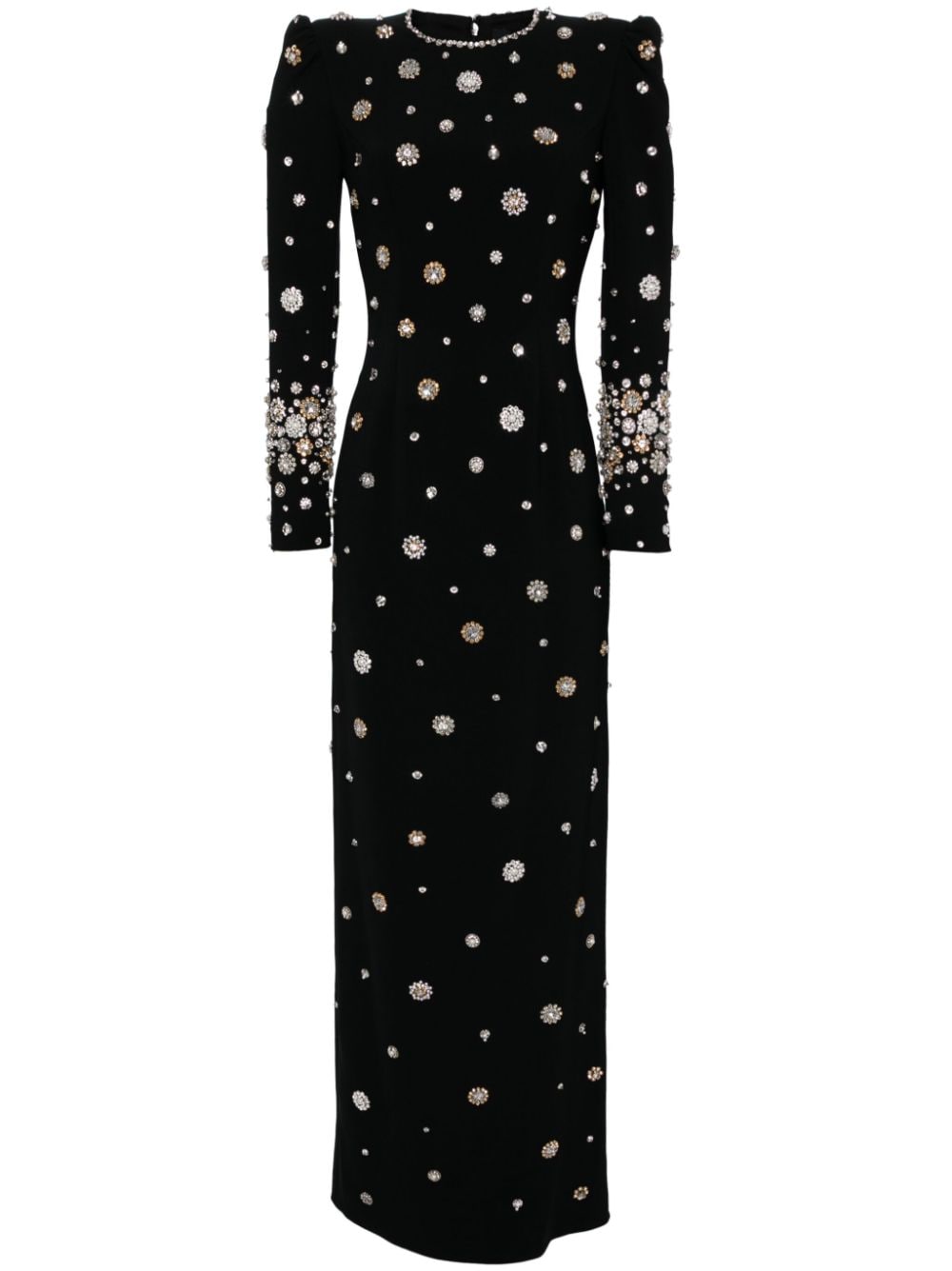 Shop Jenny Packham Galaxy Dress In Black