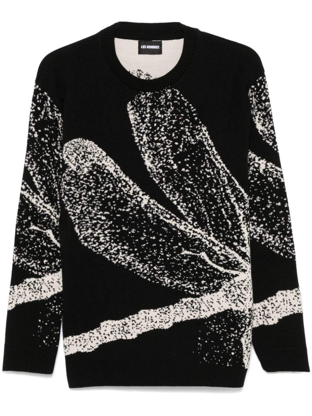 LES HOMMES Dragonfly sweater - Black