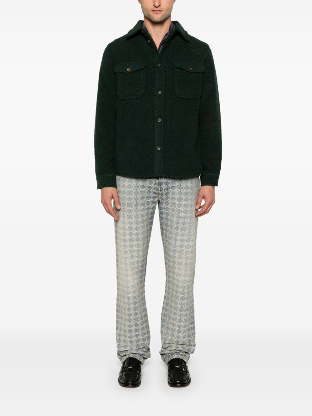 Les Deux Lennon overshirt - Groen