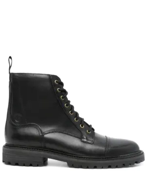 Paraboot Avoriaz lace-up Leather Boots | Black | FARFETCH