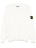 Stone Island Compass-badge sweater - White