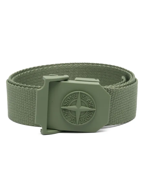 Stone Island コンパスバックル ベルト | グリーン | FARFETCH JP