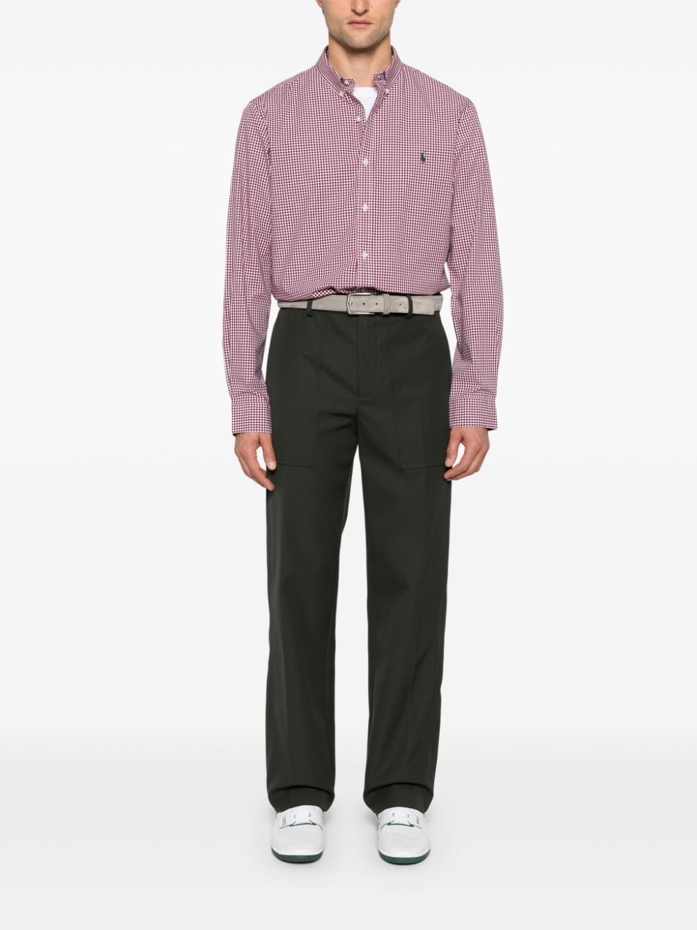 Polo Ralph Lauren gingham-check poplin shirt - Rood