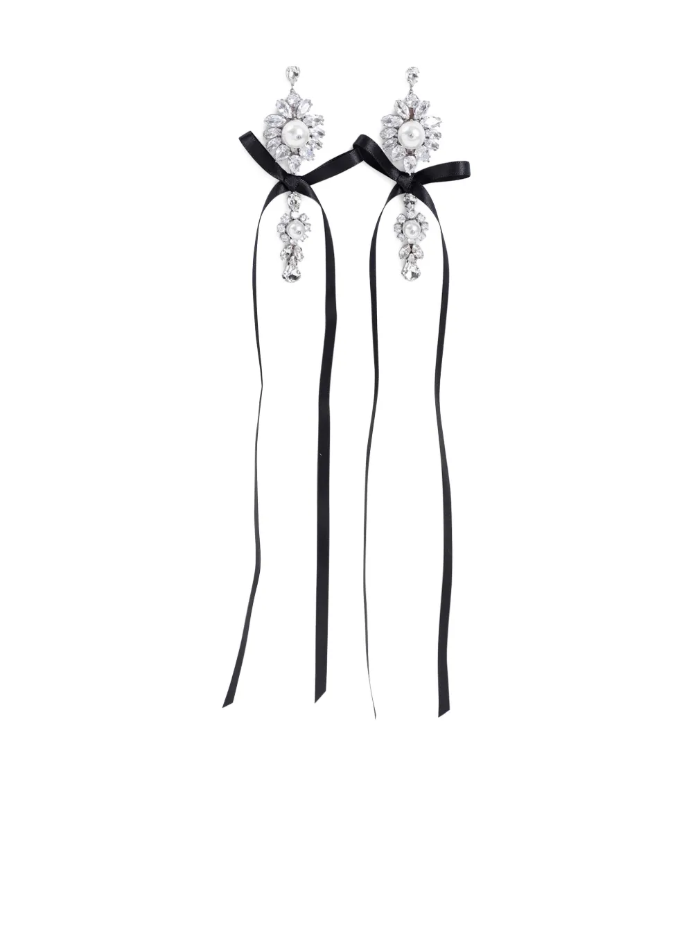 Simone Rocha aretes Bow | plateado | Image 1
