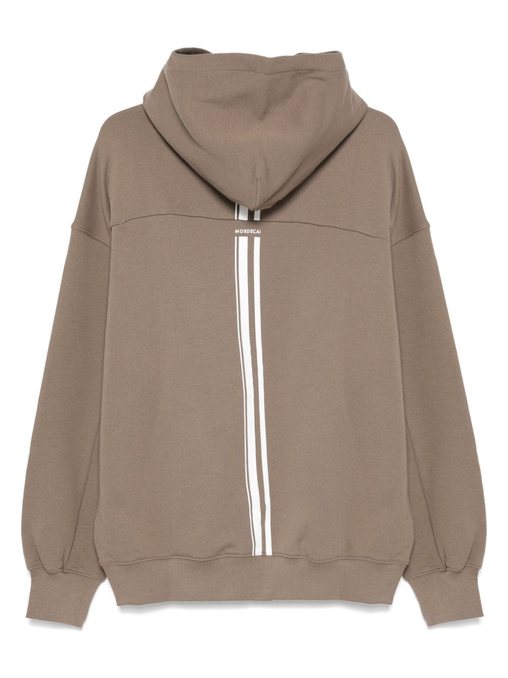 Shop Mordecai Cotton Hoodie In Brown