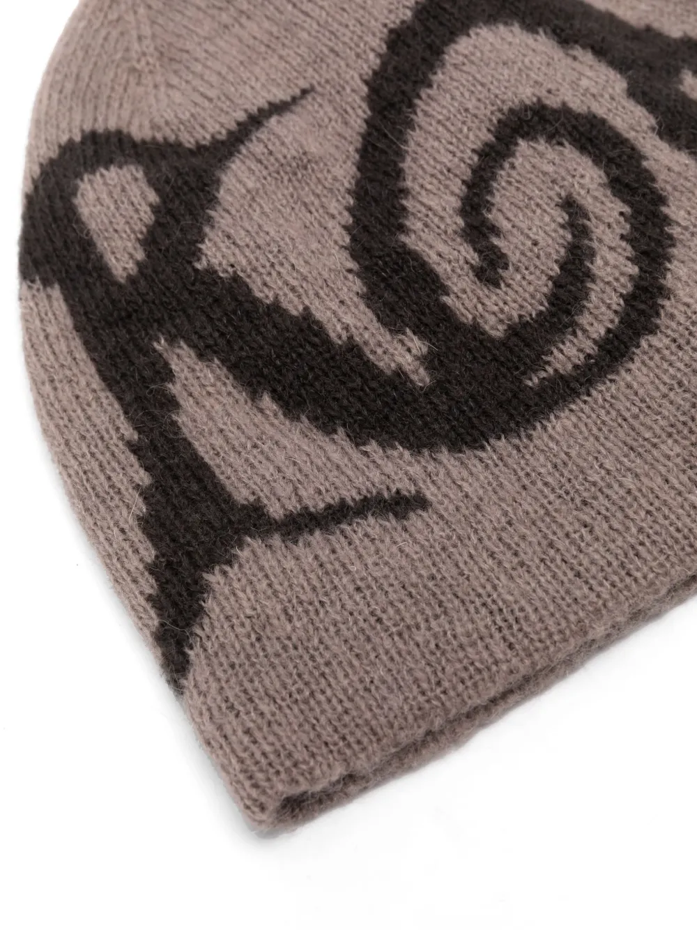 ROA Muts met grafische print - Bruin