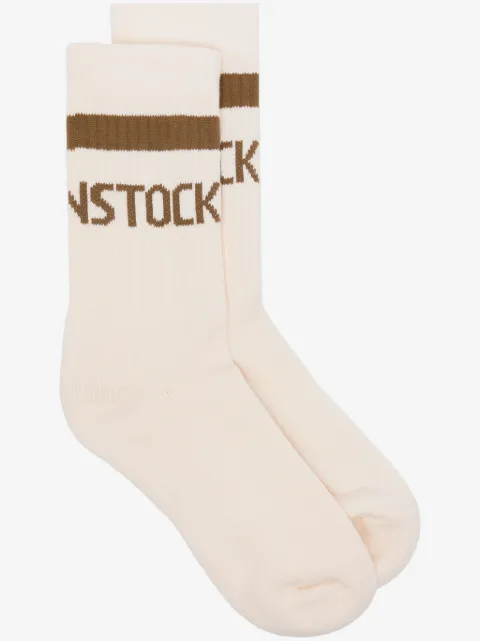 Birkenstock logo-intarsia socks 