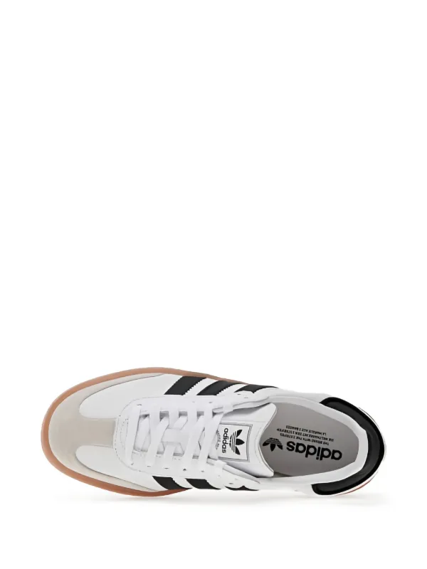 Adidas Tenis Sambae White/Black/Gum Blanco FARFETCH CO