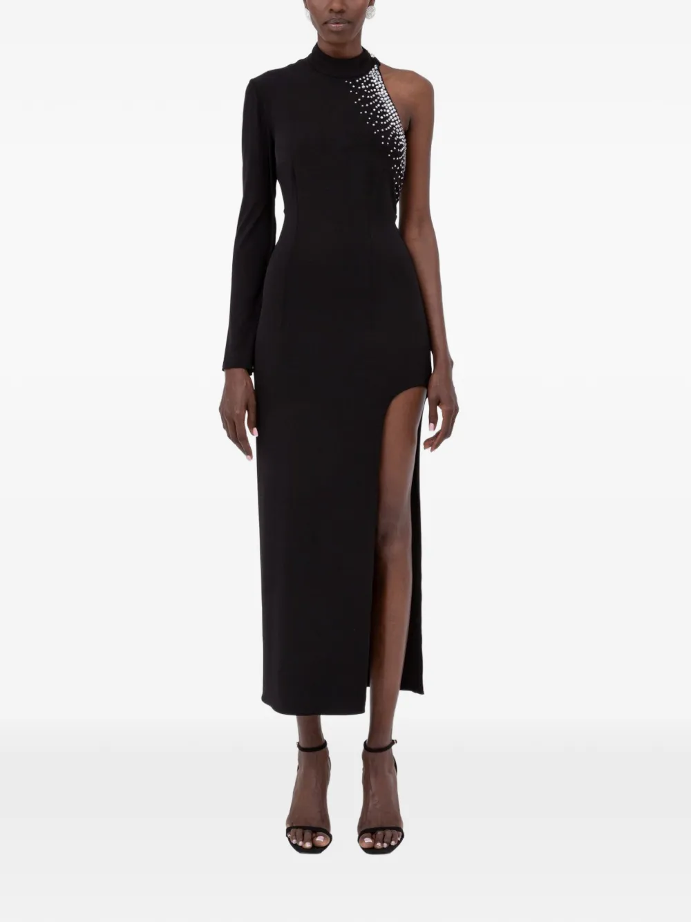 NISSA asymmetric maxi dress