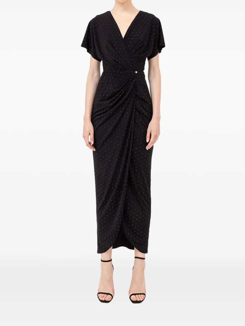 NISSA crystal-embellished maxi dress