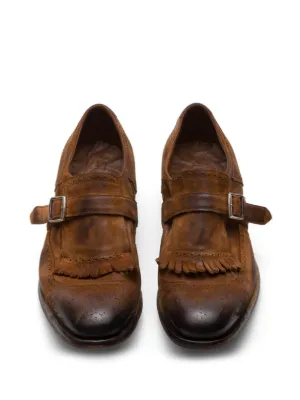 イタリア製】Church's Shanghai ブラウン レザーモンクシューズ