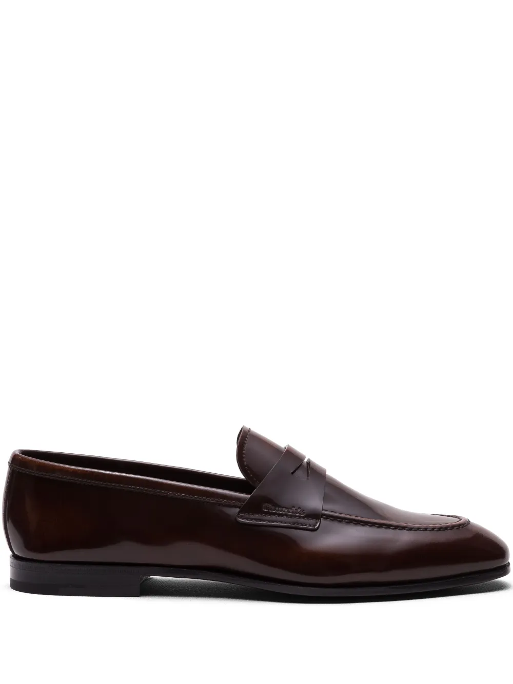 Church's Maesteg polished fumè loafers Brown