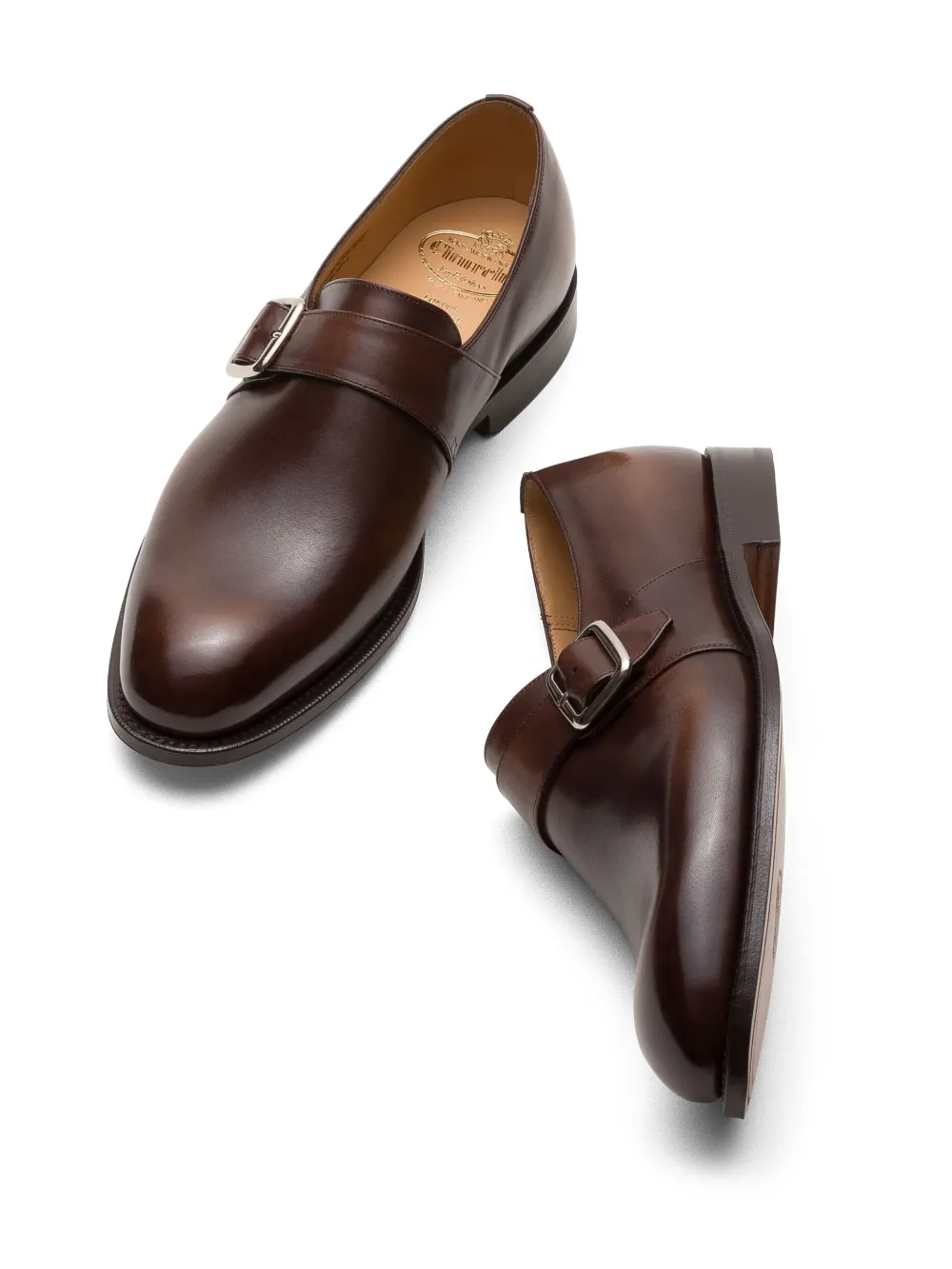 Church's Westbury leren gespschoenen Bruin