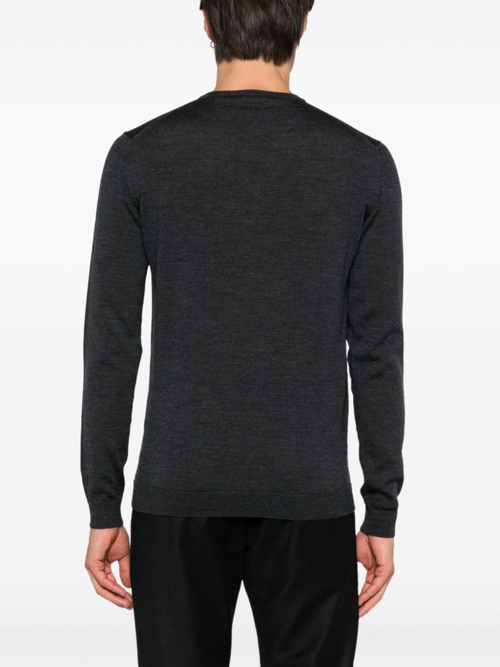 Shop Roberto Collina Merino Wool Sweater In Grey