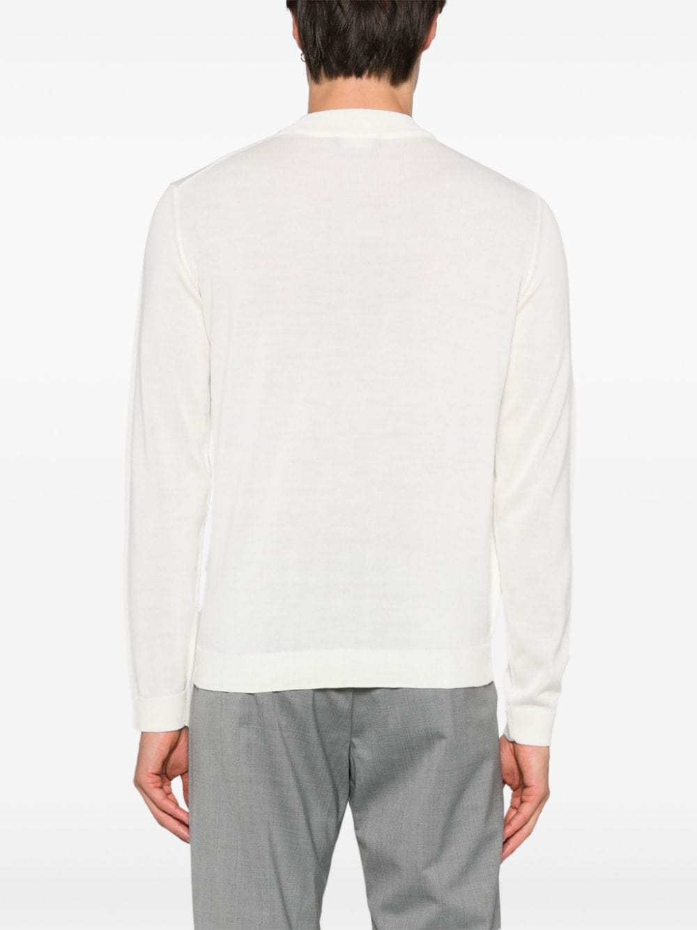 Shop Roberto Collina Fine-knit Sweater In Neutrals