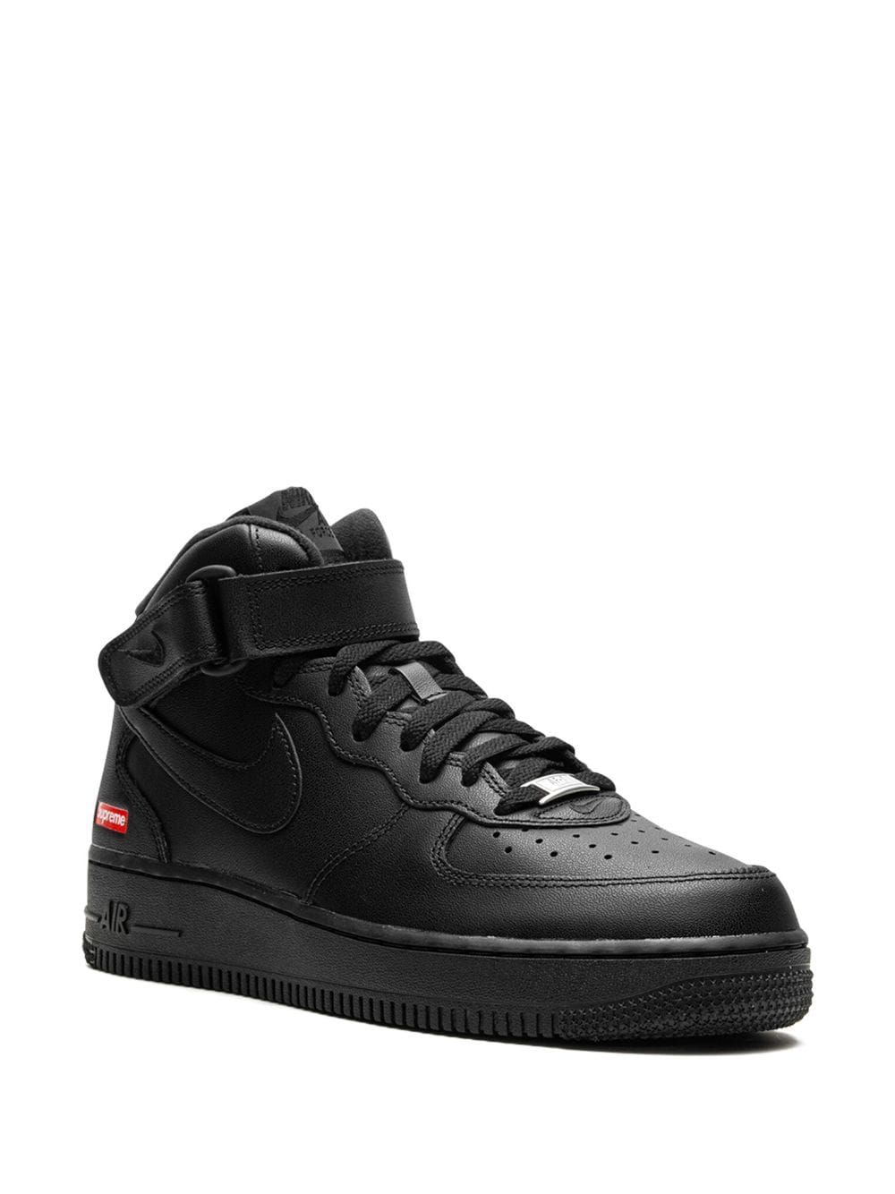 Shop Nike X Supreme Air Force 1 Mid "mini Box Logo In Black