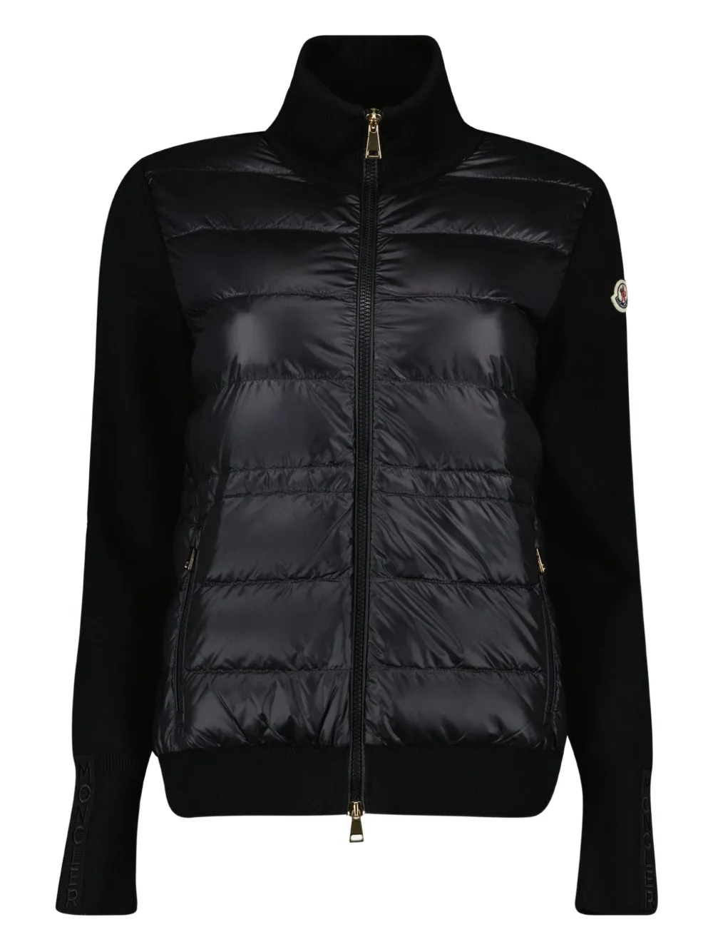 Moncler Jack met vlakken Zwart