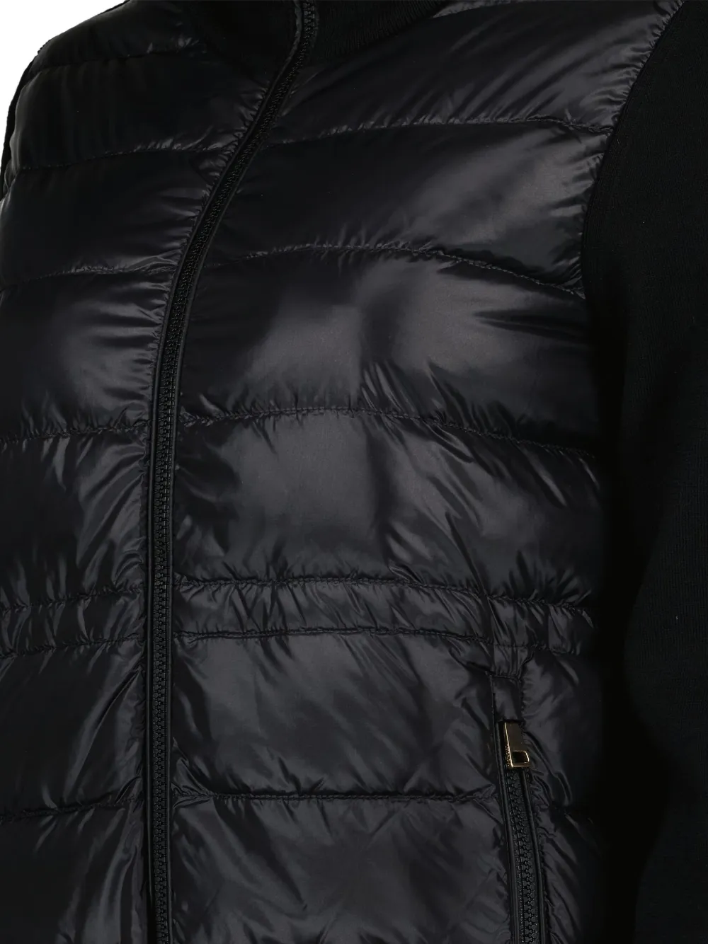 Moncler Panelled Jacket | Black | FARFETCH
