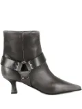 3juin 60mm logo-debossed boots - Grey