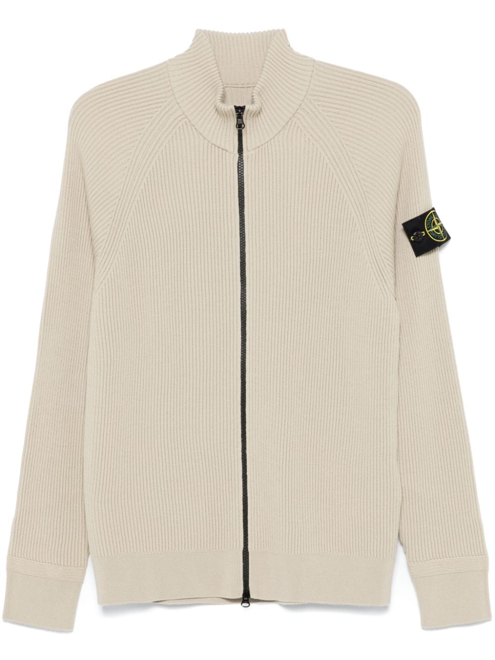 Stone Island Compass-badge cardigan - Neutrals