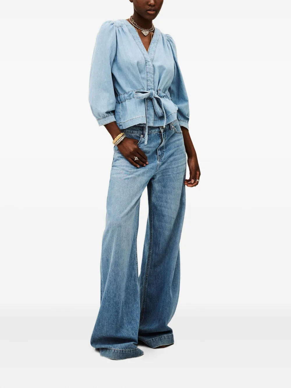 Ba&Sh cotton blouse - Blauw