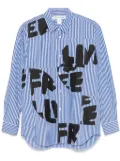 Comme Des Garçons Shirt striped shirt - Blue