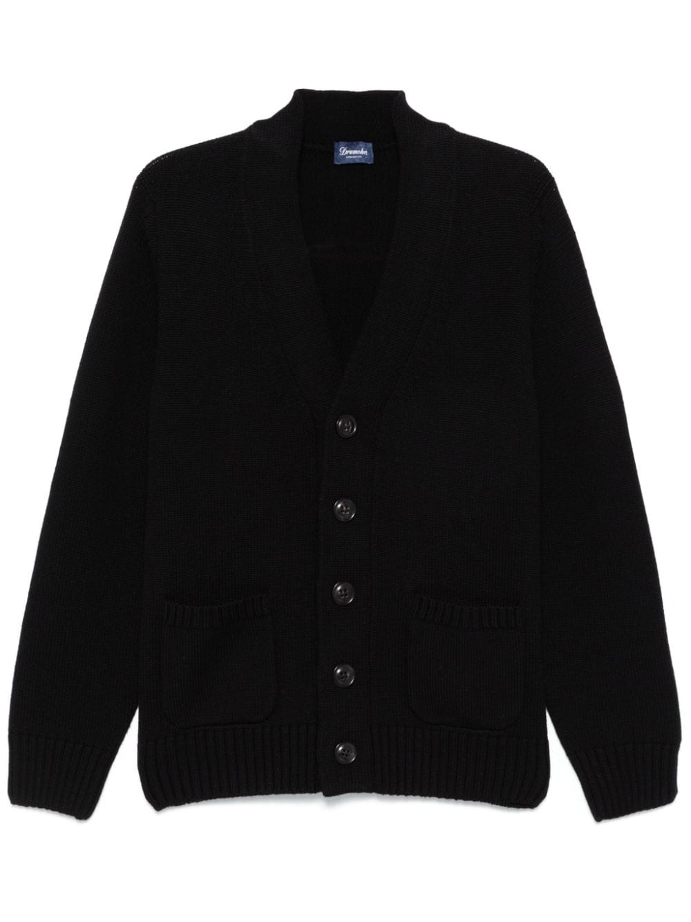 Drumohr merino wool cardigan – Black