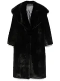 Amen faux-fur coat - Black