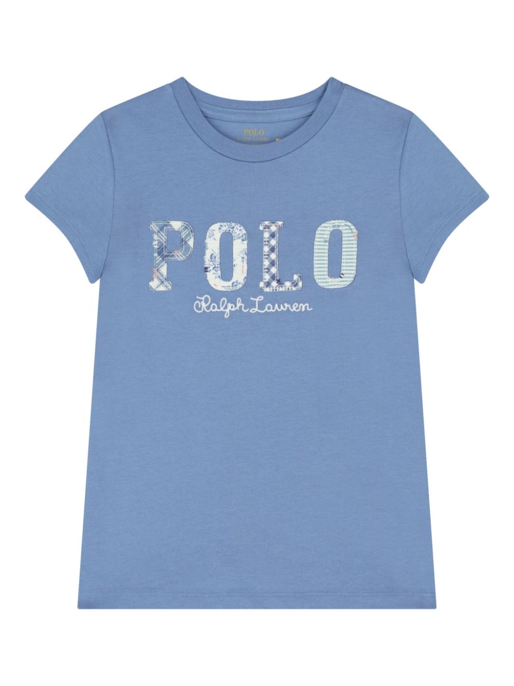 POLO RALPH LAUREN KIDS T-shirt met geborduurd logo Blauw