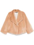 Amen faux-fur jacket - Neutrals