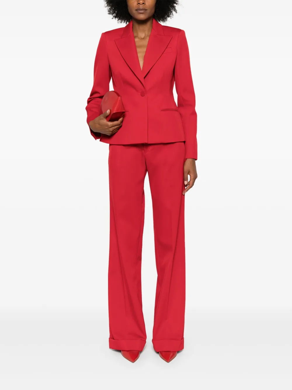 Amen Straight pantalon - Rood
