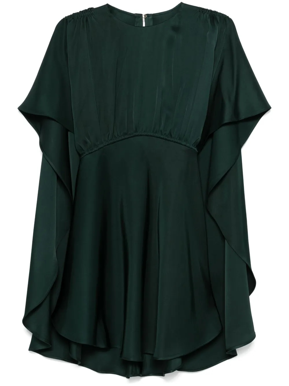 Zimmermann Flared Eden Dress With Draped In Green