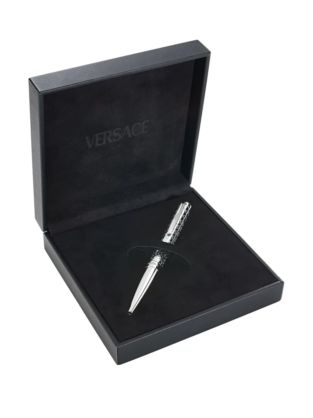 Versace Reve Ballpoint Pen In Silver