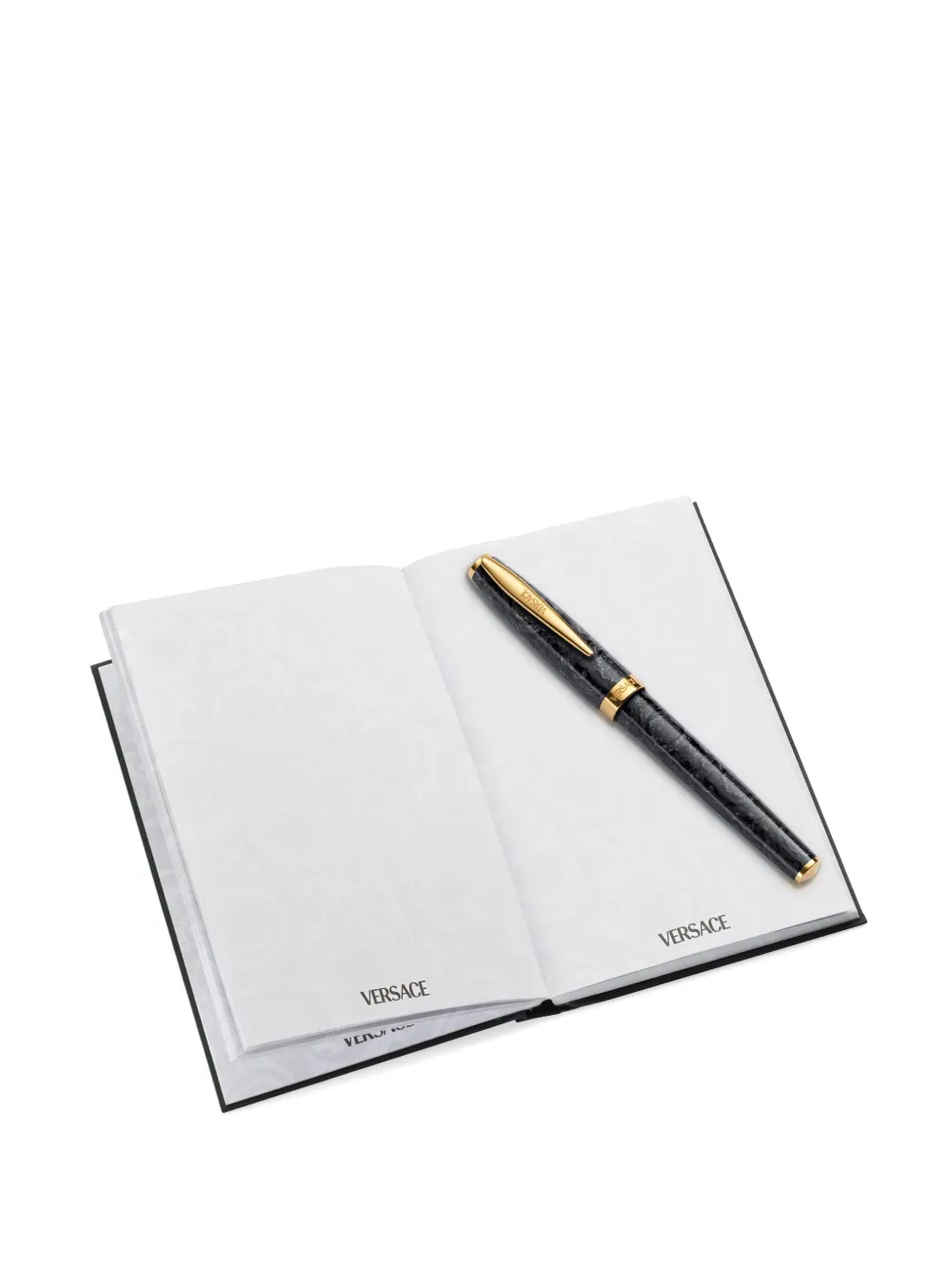 Versace Barocco Roller Pen (13cm) In Black