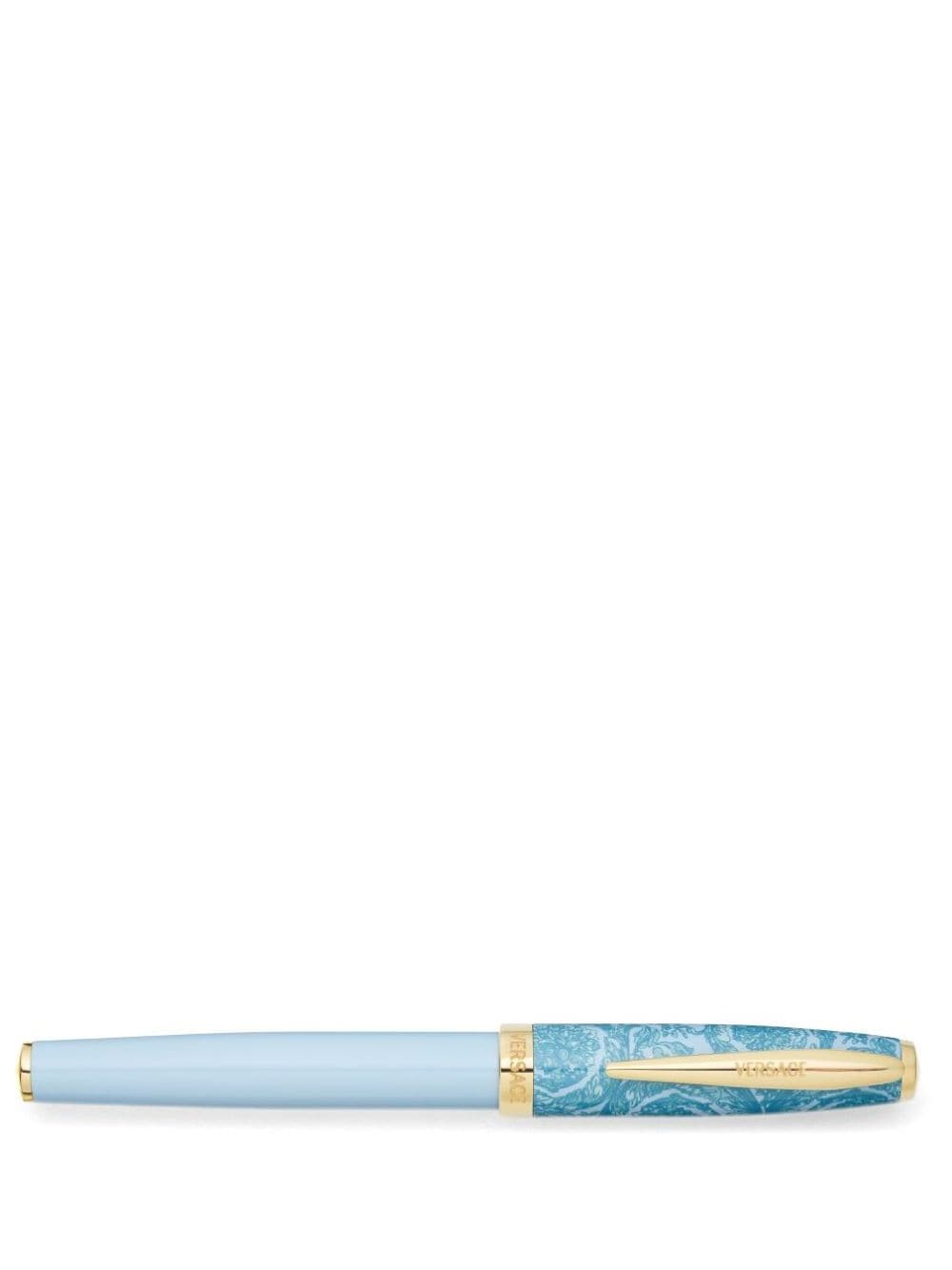 Versace Barocco Pen In Blue