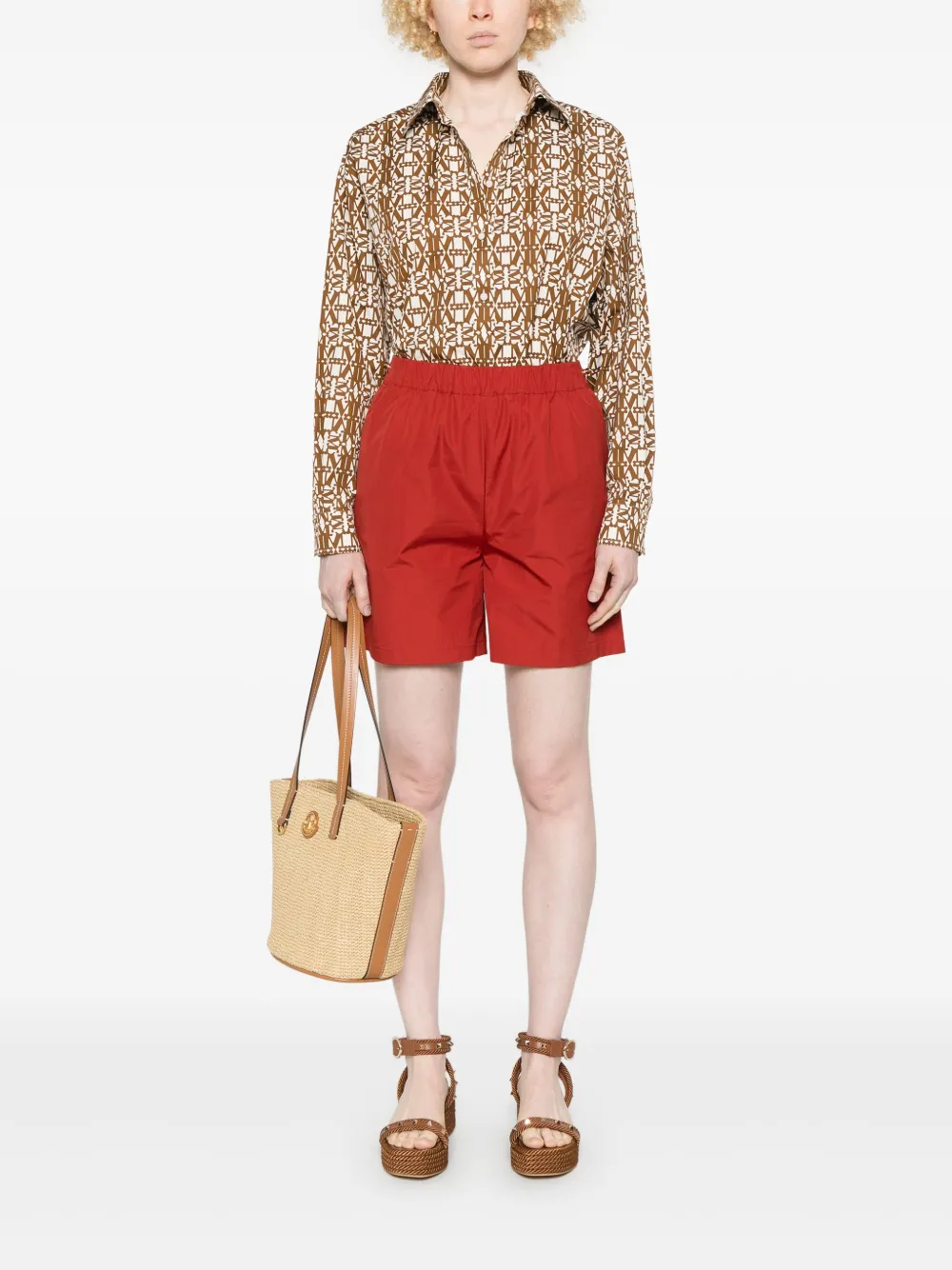 Max Mara Haway shorts - Rood