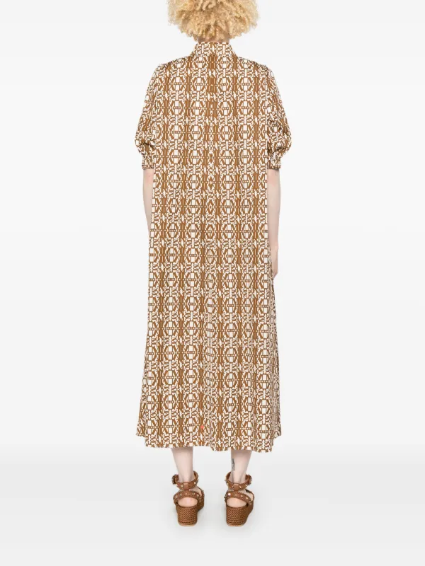 ◆送料・関税込み◆Max Mara 「Luxgi」ミディドレス MAX MARA】マックスマーラ Luxgi ポプリン ロング ドレス (Max
