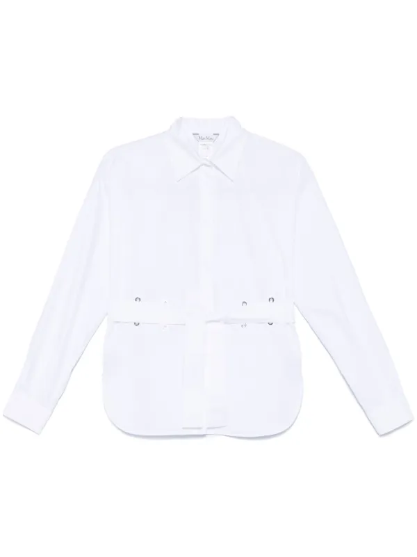 Tシャツ・カットソー Max Mara SS25 'Juglas' shirt (2511111062600 030) Max Mara Juglas Shirt | White | FARFETCH