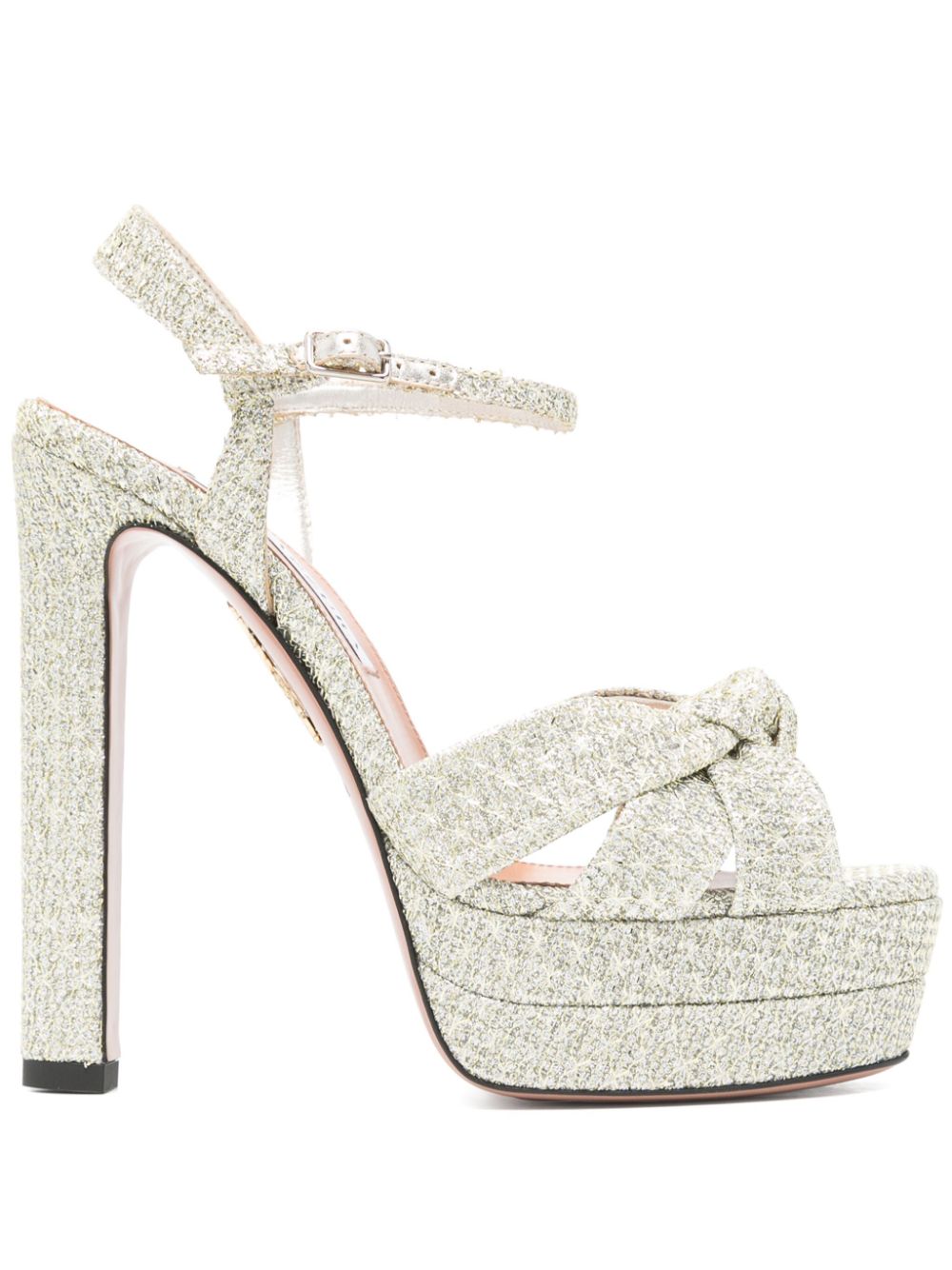 Aquazzura 130mm Nina sandals Silver