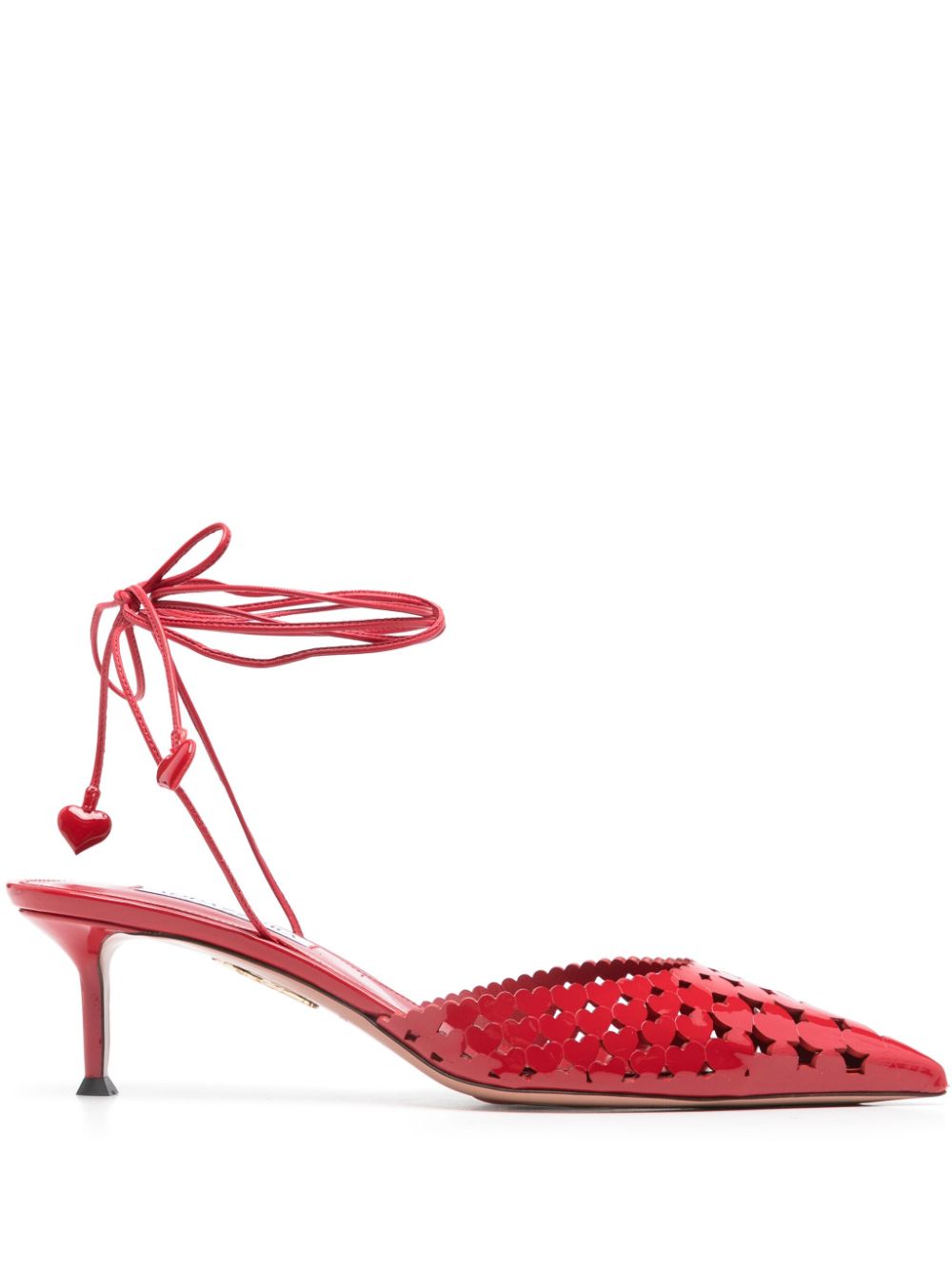 Aquazzura 50mm Amourose pumps Rood