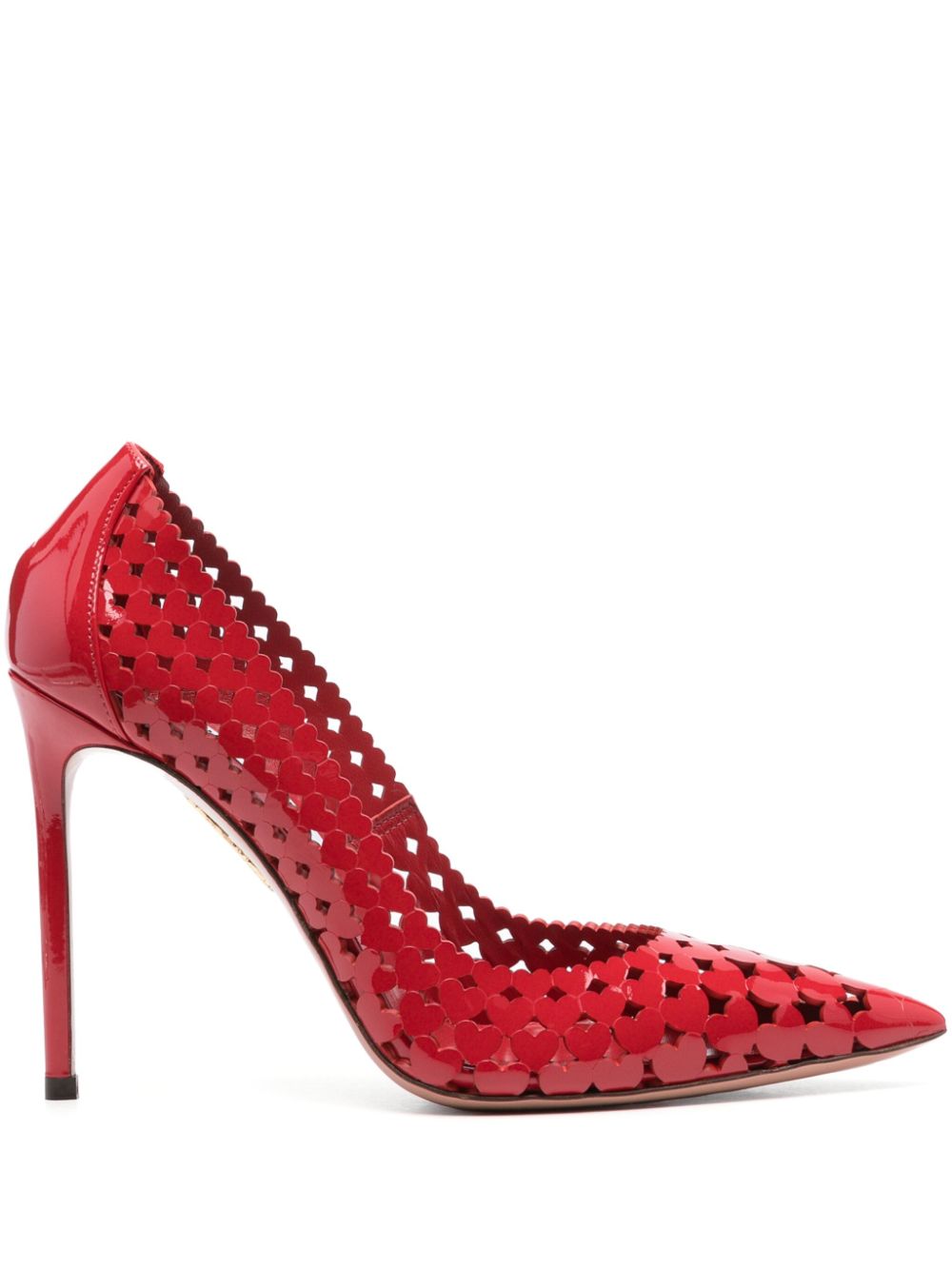 Aquazzura 105 mm Amourose pumps Rood